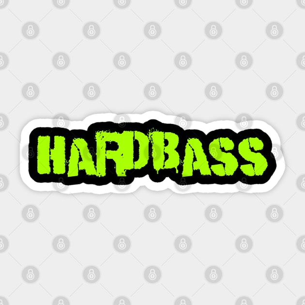 Hardbass Sticker by Erena Samohai